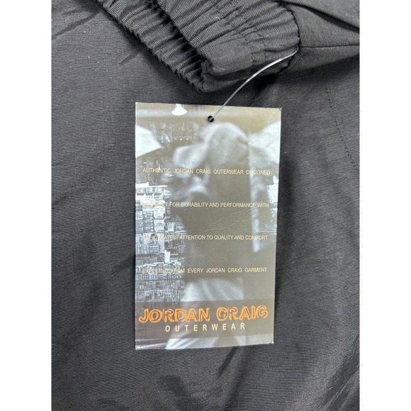 Jordan Craig Mens Black Hooded‎ Parka Jacket Fur Trim Big Size 6XL Winter Coat - Picture 8 of 12